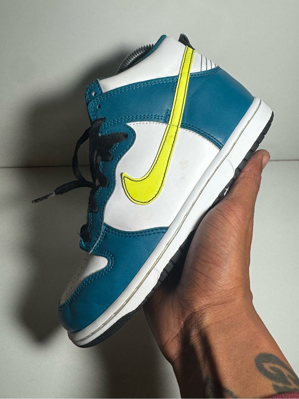 Nike Dunk High “Bright Spruce Volt” PS Size 3Y